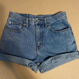 Denim shorts